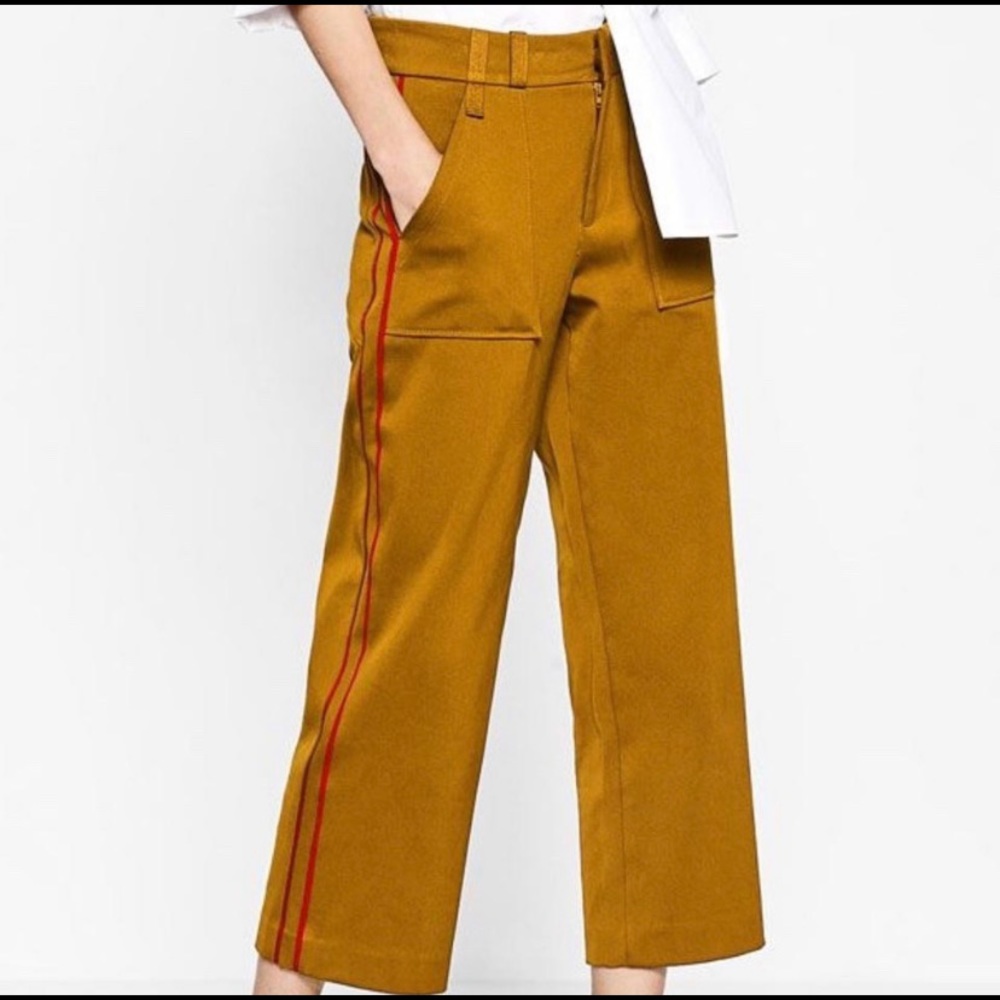 Wide/Straight Leg Zara Striped Pant